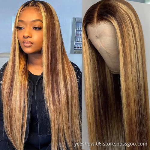 Natural Wave 13*4 Lace Frontal Human Virgin Hair Wigs Full Cuticle Aligned Unprocessed Indian Virgin Hair Wigs straight Wave